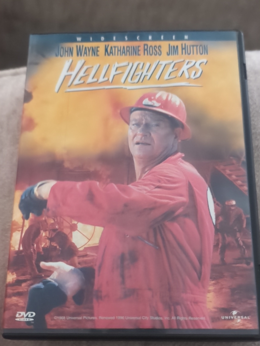 Universal Hellfighters DVD - Red and Orange Cover